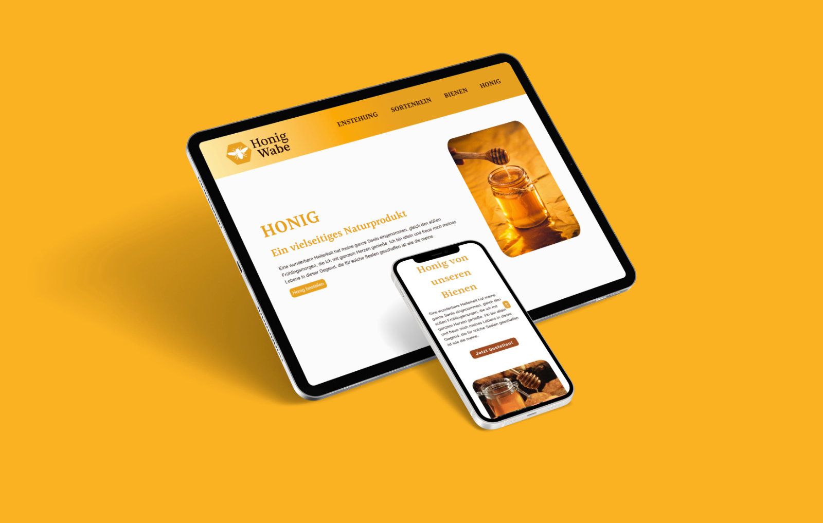 Responsive Webdesign One-Pager